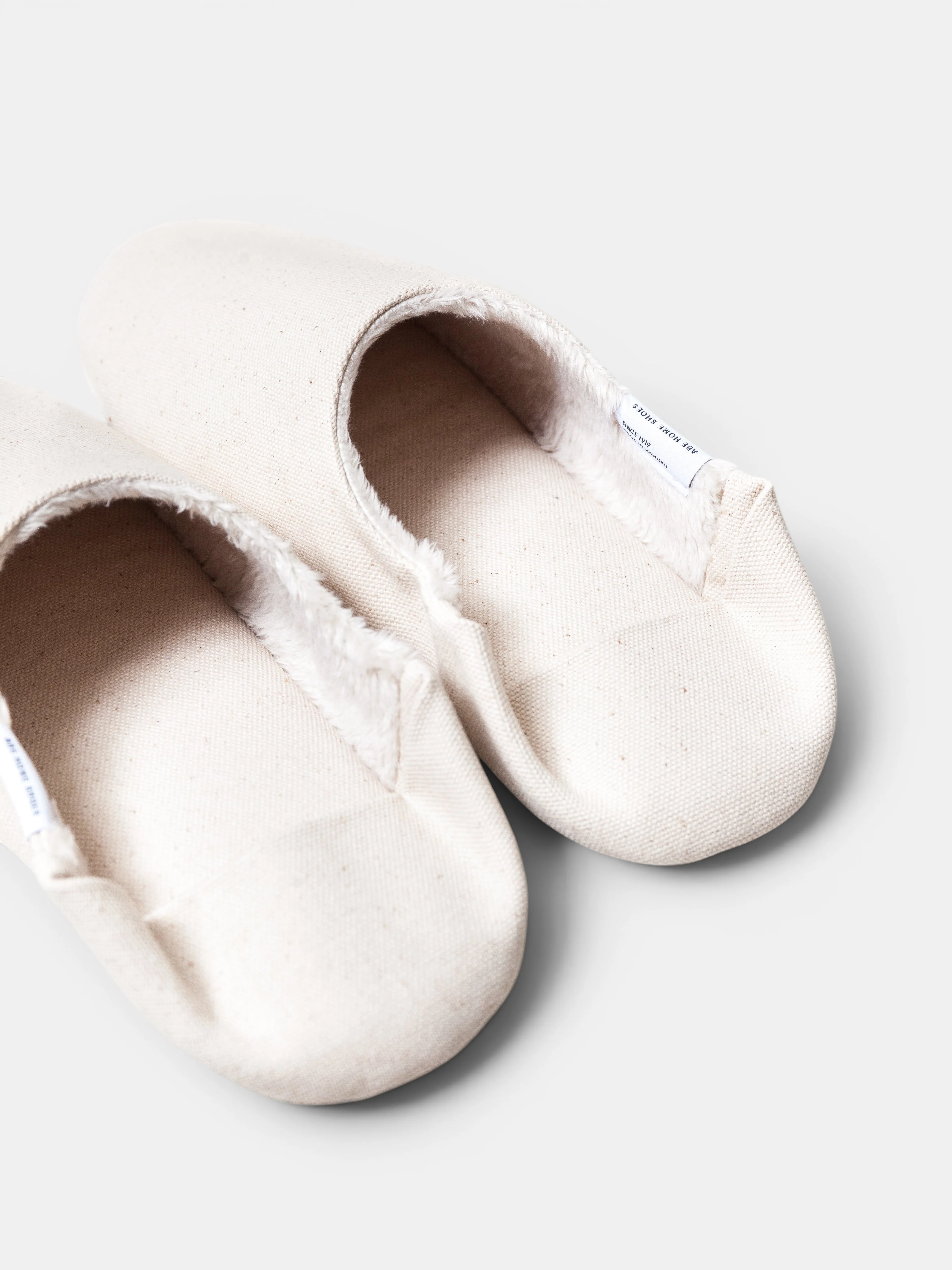 ABE Canvas Home Shoes - Lined Natural - Image 4