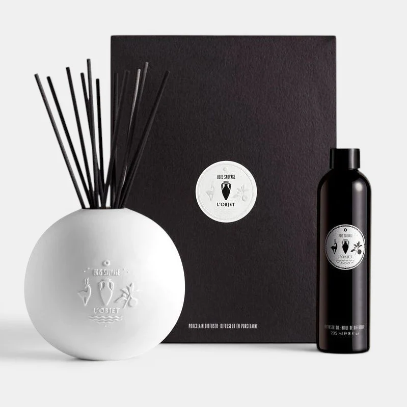 Bois Sauvage Porcelain Diffuser Set
