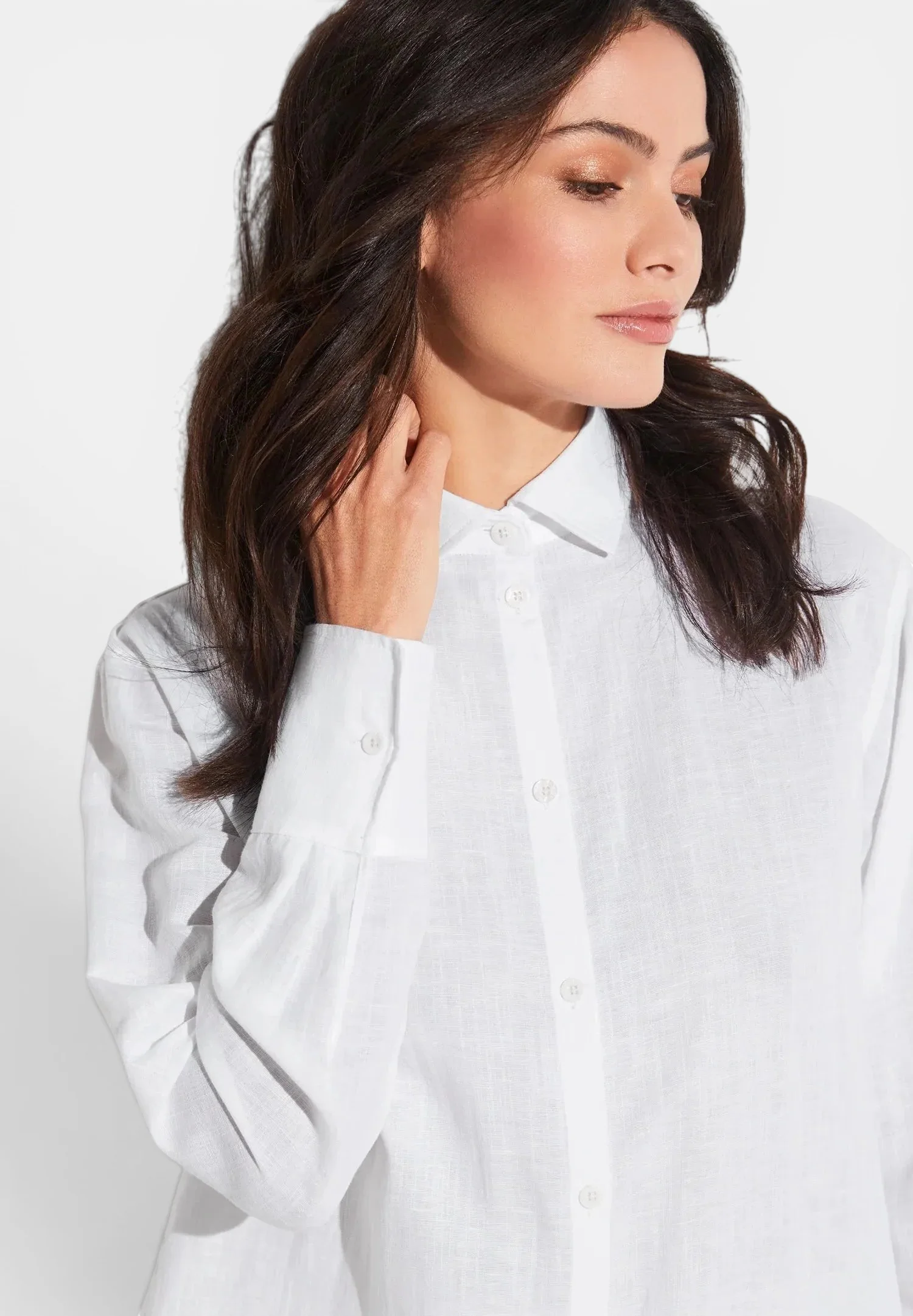 Button Front Shirt Long Sleeve - Image 4
