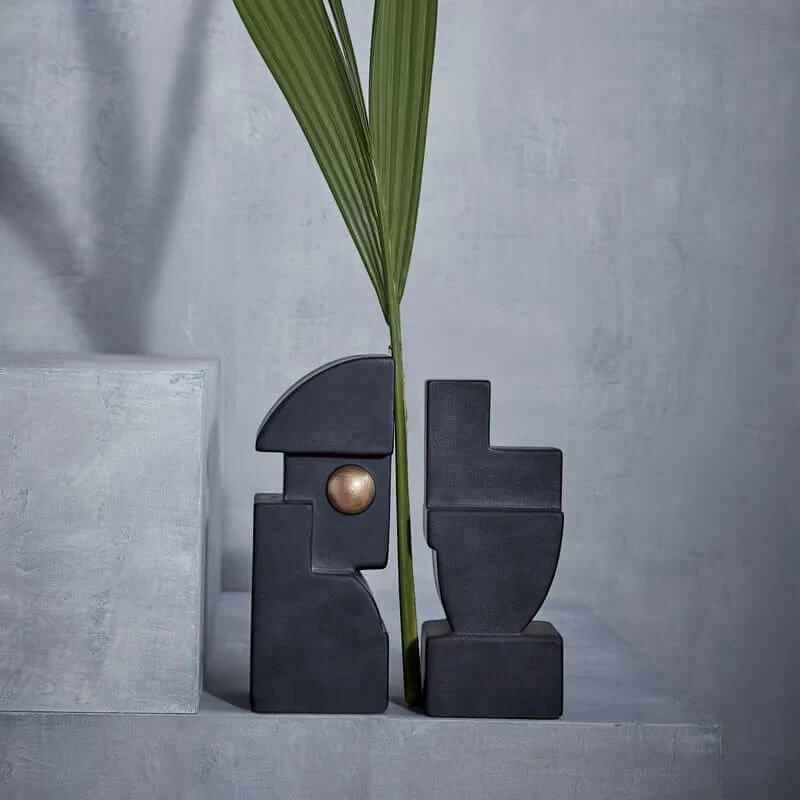 Cubisme Bookend #2 Black - Image 3