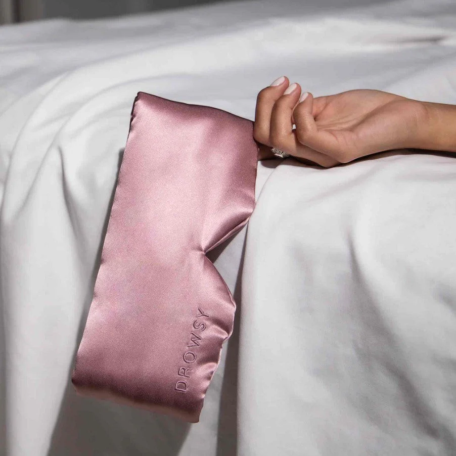 Damask Rose Silk Sleep Eye Mask - Image 3