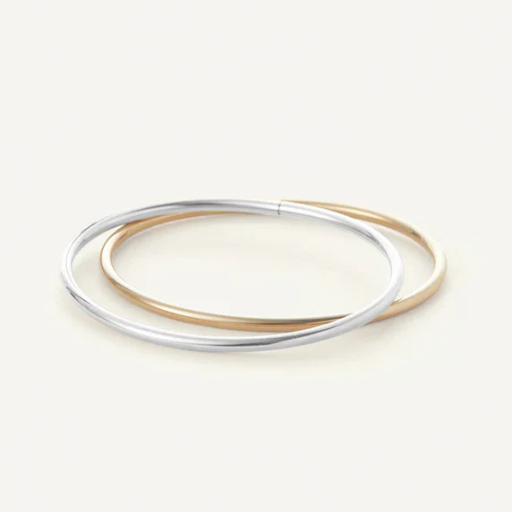 Dane Bangle Set - Two-Tone - Image 5