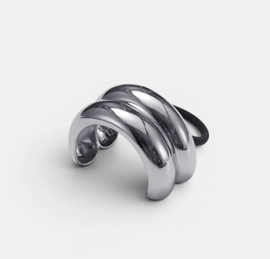 Glossy Double Arch Pony Cuff - Image 2