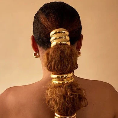 Glossy Double Arch Pony Cuff - Image 3