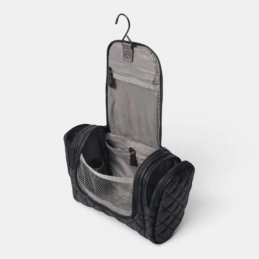 Hanging Travel Cosmetic - Black - Image 3