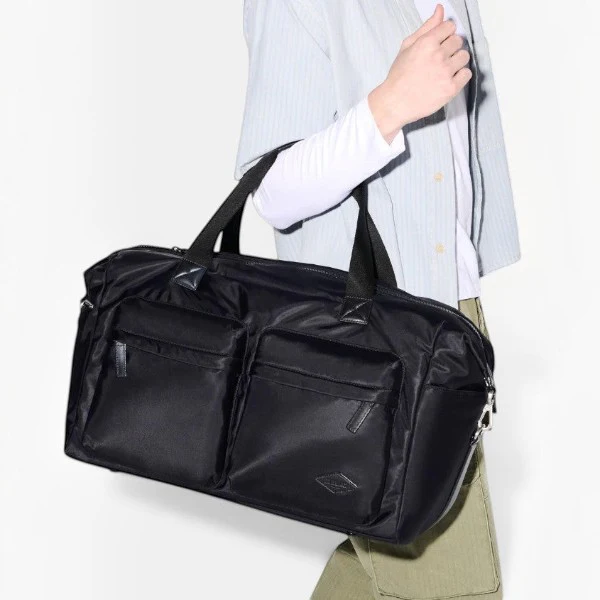 Large Bleecker Travel Duffle - Black - Image 3