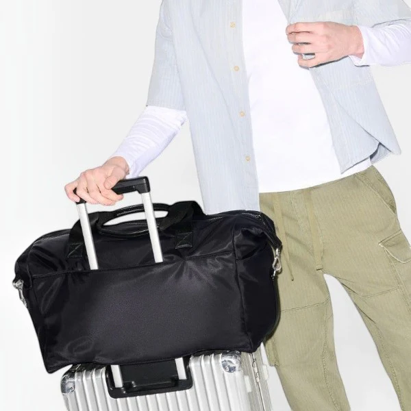 Large Bleecker Travel Duffle - Black - Image 5