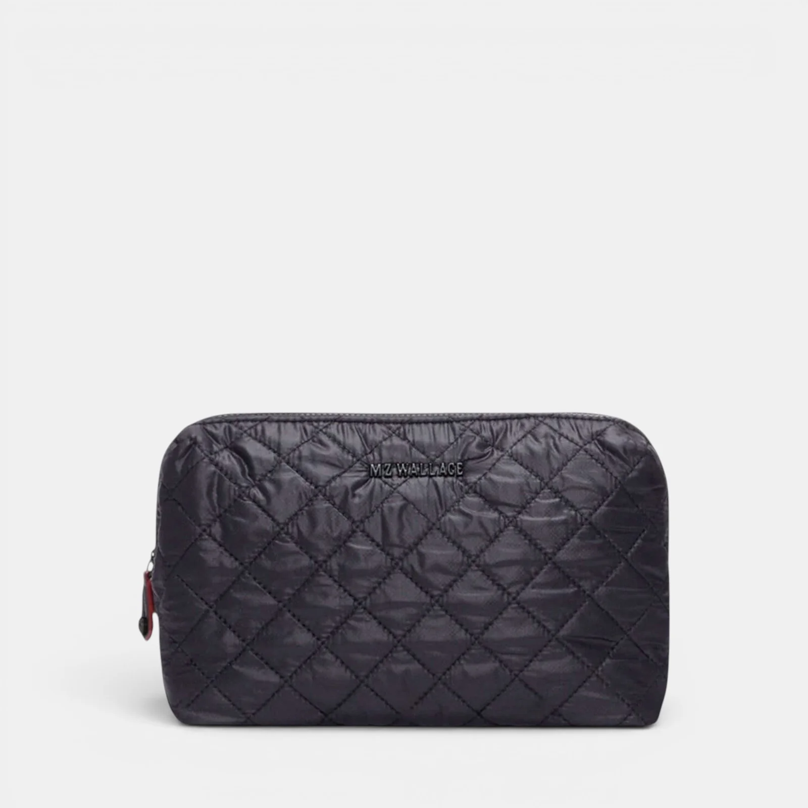 Medium Double Zip Cosmetic - Black