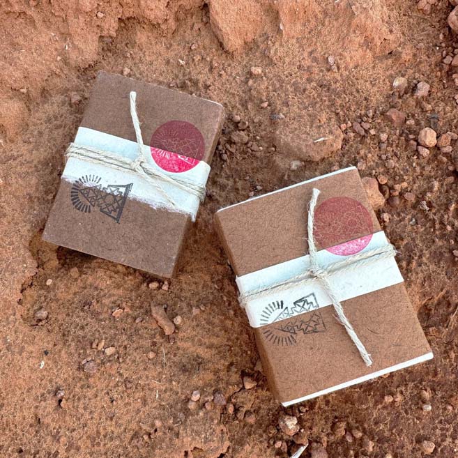 Nepalese Lokta Wrapped Soap Bar - Image 3
