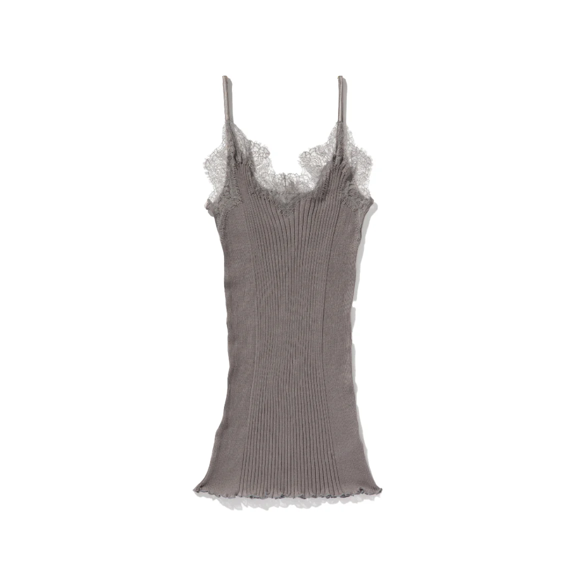 Richelieu Spaghetti Top - Taupe Grey - Image 6