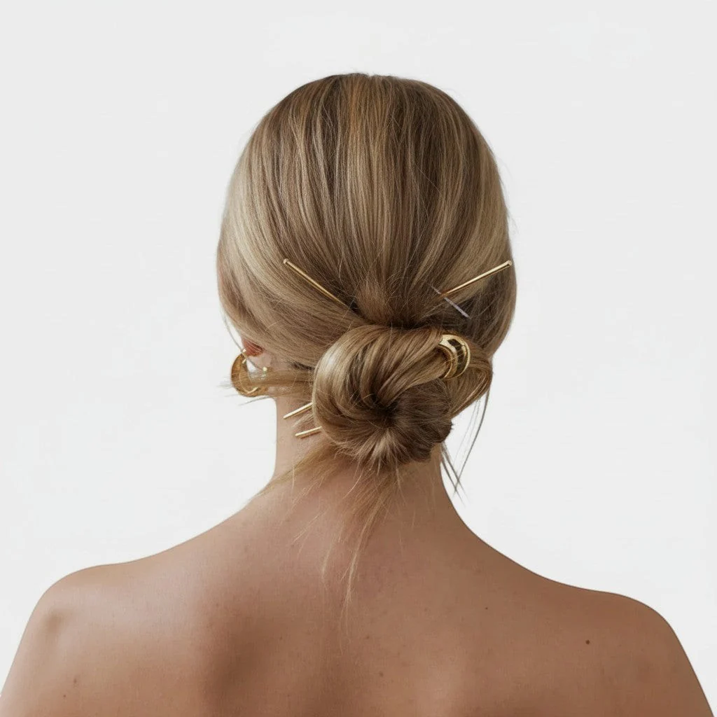 Selene Glossy Hair Pin - Image 4