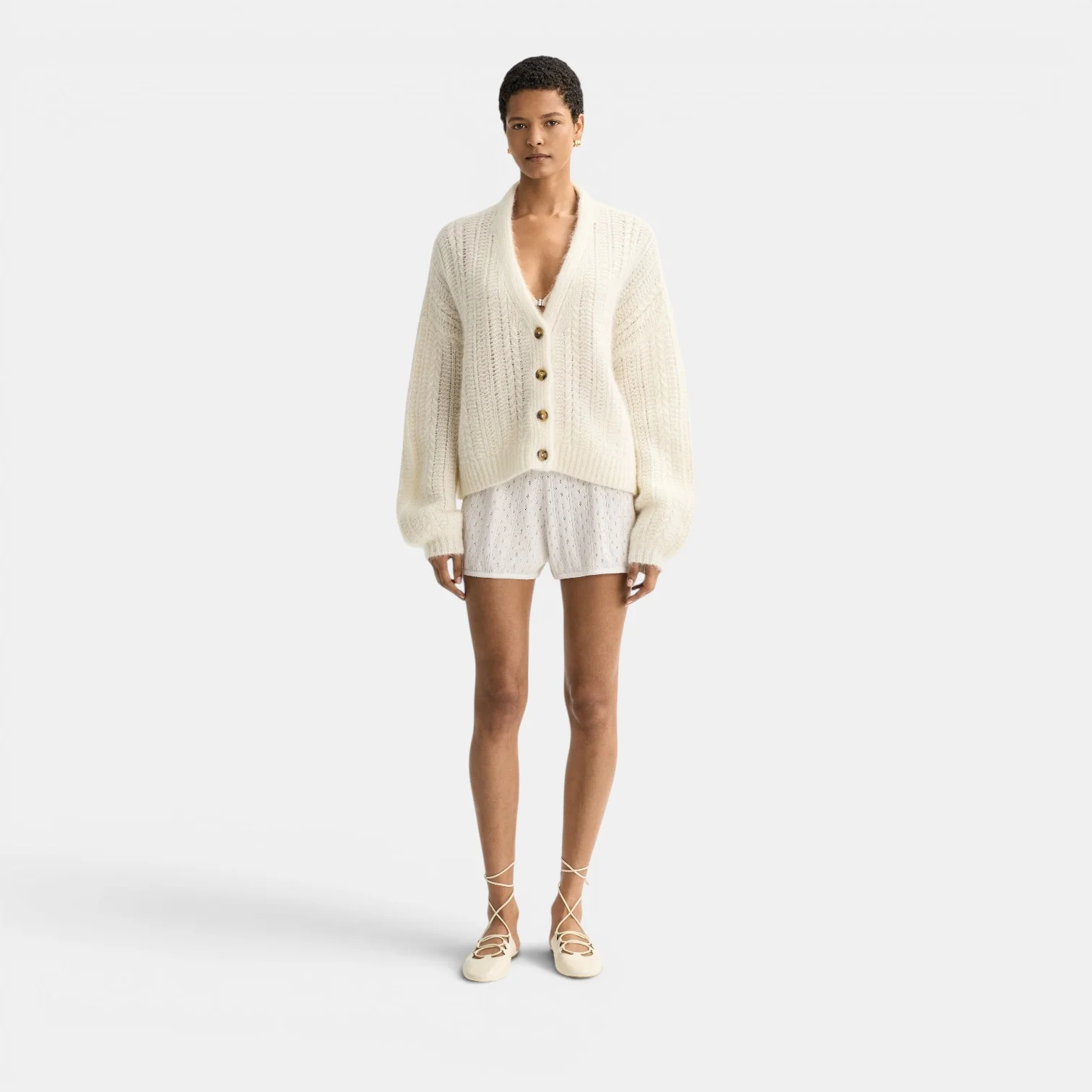 Silk Knit Cardigan - Image 4