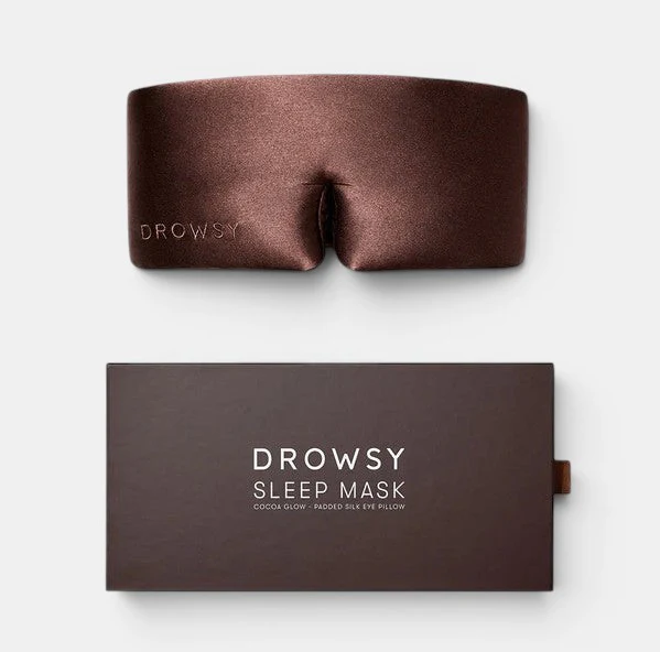 Silk Sleep Eye Mask Cocoa Glow - Image 2