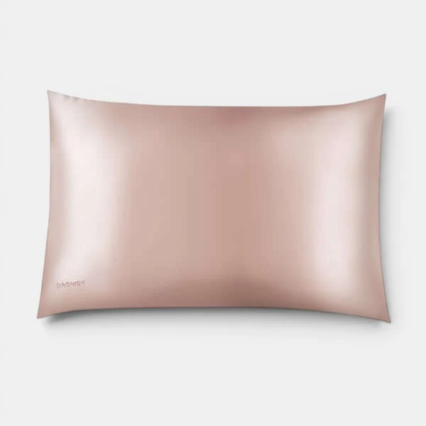 Sunset Pink Queen-Sized Silk Pillowcase